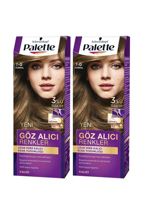 PALETTE BASIC Göz Alıcı Renkler 7-0 Kumral  X 2 Adet