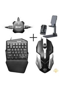 MADEPAZAR Jchf-68 Pubg Klavye Mouse Set Telefon Tutucu Modeli