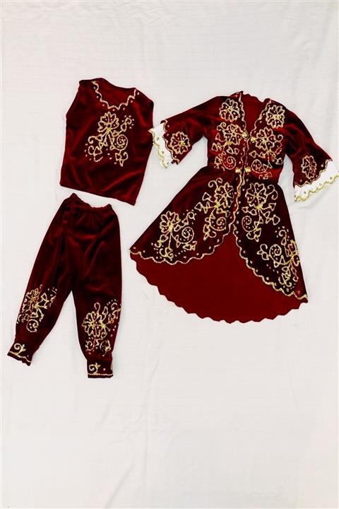 Tiryakioğlu Bindallı Kız Bebek/çocuk Bindallı Takımı