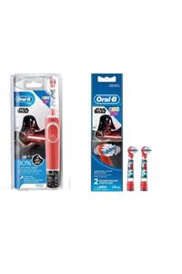 OralB Şarjlı D12 Star Wars Diş Fırçası Ve  Braun Stages Power Star Wars Çocuk Yedek Baslık 2'