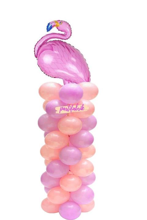 Partifabrik Flamingo Temalı Balon Sütunu Stand