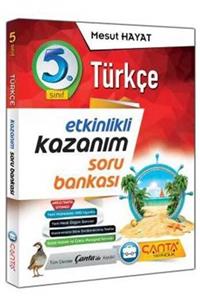 Çanta Yayınları 5. Sınıf Türkçe Etkinlikli Kazanım Soru Bankası(2021-2022)