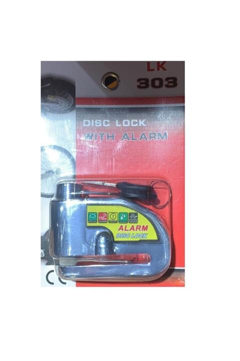 Locks Lk303 Alarmlı Disk Klidi Gri