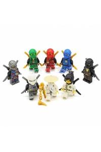 cosy home gift Lego Uyumlu Ninjago 8 Li Mini Figür Set Yeni Sezon Ninja Go