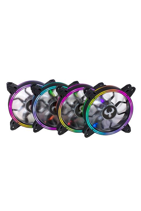 zoko 12cm (120mm) Autoring Rgb Led Kasa Fan & Soğutucu
