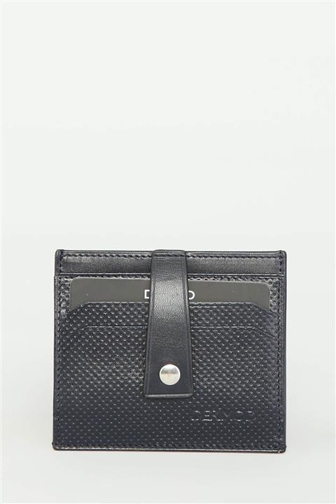 Derimod Hakiki Deri Lacivert Erkek Kartlık