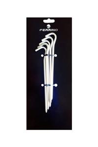 Ferrino Beyaz  5' Li Sivri Uçlu Çadır Kazığı 9643256