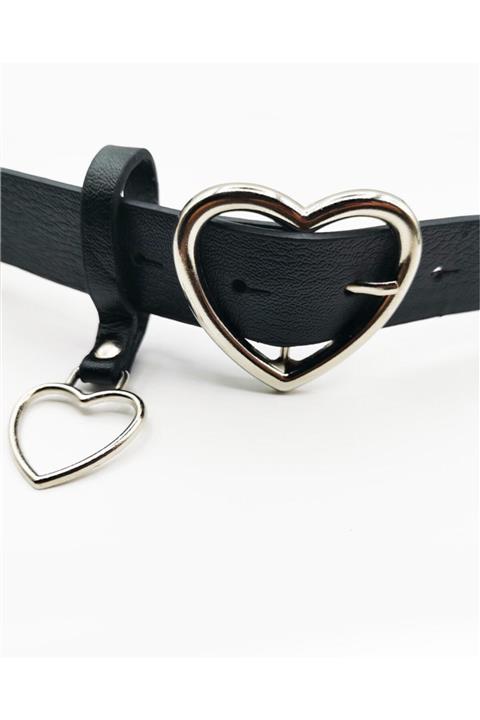 Fiori Kalp Tokalı Basic Kemer