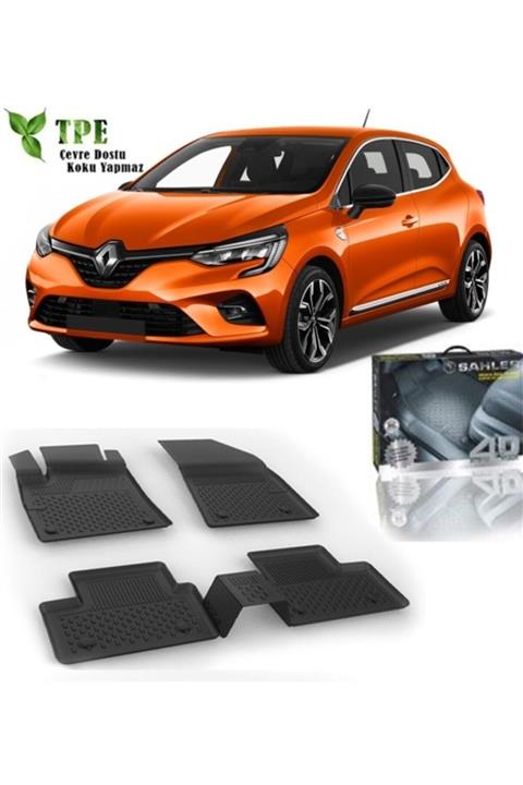 Sahler Renault Clio 5 4,5d Havuzlu Paspas, Yeni Clio 5 2019- Ve Sonrası Uyumlu Paspas, Demir Group