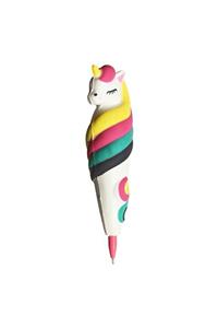 MuditaToys Unicorn Sukuşi Kalem Özellikli Squishy Unicorn 19cm Tek Boynuzlu At Oyuncak