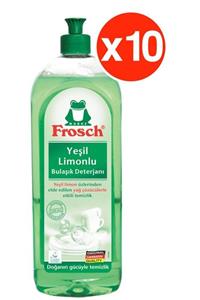 Frosch Yeşil Limonlu Bulaşık Deterjanı 750 Ml X 10 Adet