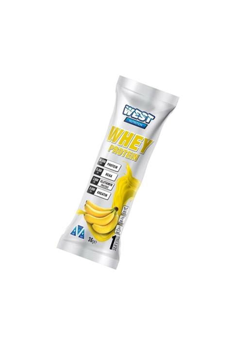 West Nutrition Whey Protein 36 Gram Tek Saşe Muz Aromalı Protein Tozu
