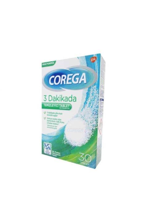 Corega Temizleyici Tablet 30 Adet - 3 Dakikada Tem
