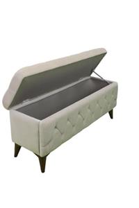 vavonni kapitone sandık Sandıklı Puf Bench Puf 120 Cm /krem