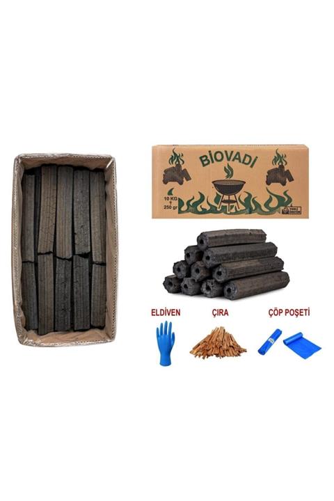 narım Bio Vadi Press Briket Taş Fırın % 100 Doğal Mangal Kömürü 40 Kg (3 Saat Yanma)a++