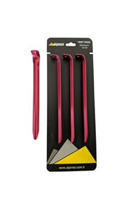 SAVAGE Alpinist Alüminyum 6061 Çadır Kazığı 16 Cm Kırmızı 4'lü