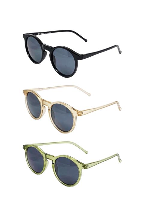 RHINESTONE Unisex 3'lü Fırsat Güneş Gözlüğü Set-1018