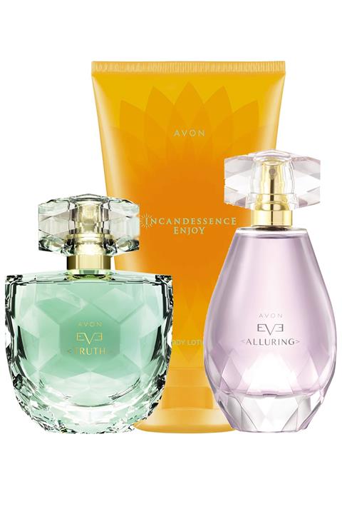 AVON Eve Truth Ve Eve Alluring Kadın Parfüm Enjoy Vücut Losyonu Paketi