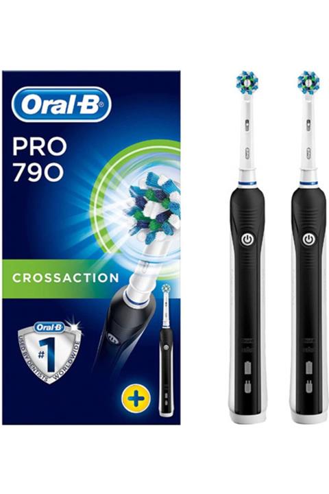 OralB Pro 790 Limited Edition Siyah 2'li Şarjlı Diş Fırçası