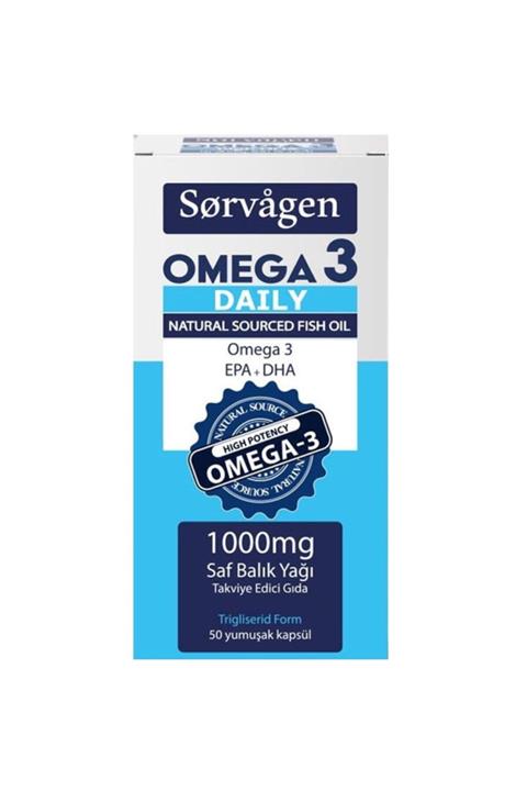 Sorvagen Omega 3 Daily 1000 Mg Balık Yağı 50 Kapsül