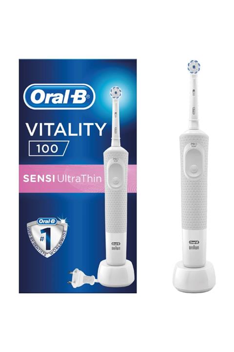 OralB Oral B D100 Vitality Sensi Ultra Thin Şarjlı Diş Fırçası