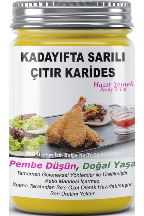 SPANA Kadayıfta Sarılı Çıtır Karides Ev Yapımı Katkısız 330gr