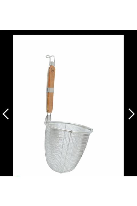 Porland Ahşap Kulplu Süzgeç 15cm