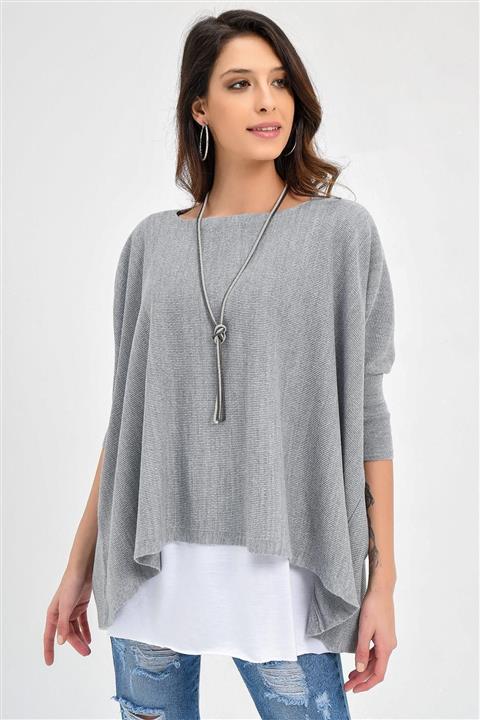 CHUBA Kadın Triko Panço