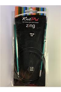 KnitPro Zing Misinalı Şiş 100 cm 3.25 mm