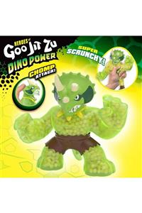 GIOCHI PREZIOSI Goojıtzu Tekli Figür Dino Power S3 Triceratops