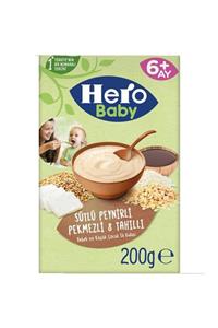 Hero Baby Sütlü Tahıllı Peynirli Pekmezli Kaşık Mama 200 gr X 2 Adet