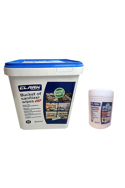 Clark Dezenfektanlı Temizleme Mendil Seti 375+120 Adet