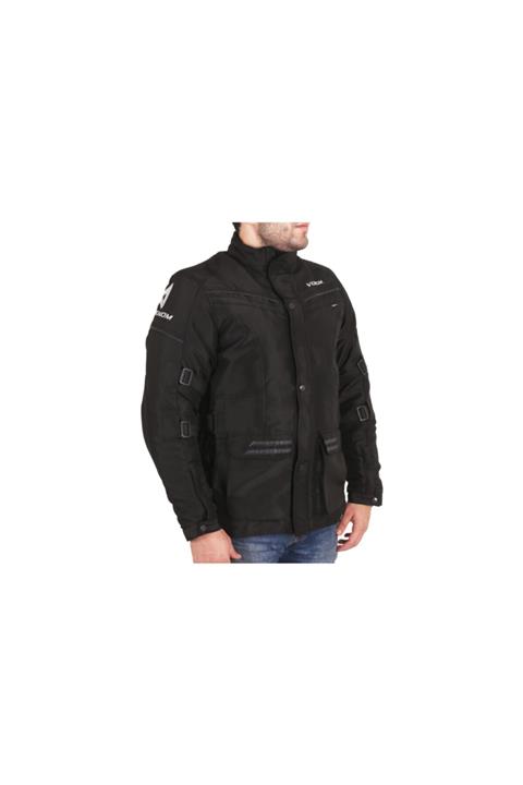 VENOM Touring Pro Siyah Su Geçirmez Kışlık Motosiklet Montu
