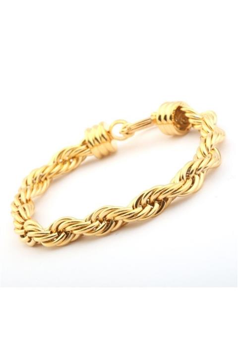 Welch Altın Model Gold Çelik Bileklik