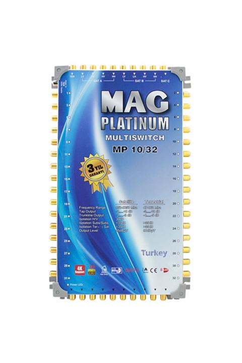 MAG 10x32 Kaskatlı Uydu Santrali Platınum