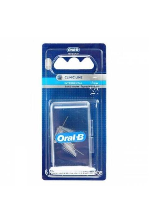 OralB Clinic Line Fırça Yedeği 6lı Eğim