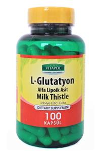 Vitapol L-glutatyon 500 Mg 100 Kapsül L-glutathione+alfa Lipoik Asit+milk Thistle