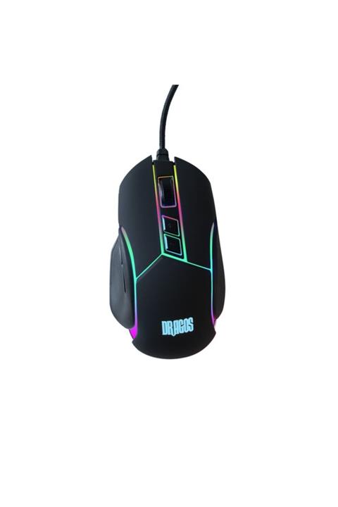 DRAGOS Neonstorm M10K 10400 DPI Usb Kablolu RGB Gaming Optik Makrolu Gaming Mouse