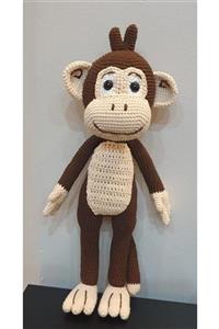 OYUNCAKPARK Maymun Kukuli Amigurumi Organik Oyuncak