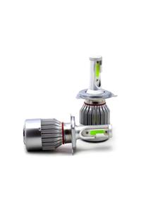 Tek Store Yeni Seri C6 Tip Buz Mavisi H4 Led Xenon Far Ampülü 4400lm 10000k Zenon Seti