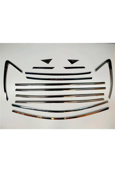 OLED GARAJ Hyundai Kona Uyumlu Cam Çıtası Nikelaj