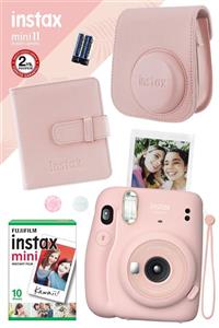 Fujifilm Instax Mini 11 Pembe Fotoğraf Makinesi Ve Kare Albümlü Hediye Seti 22