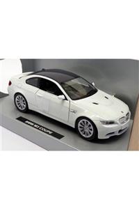 OYUNCAKSAHİLİ Bmw M3 Coupe Diecast Model Metal Araba 1.24 Ölçek Kapı Kaput Aç Beyaz