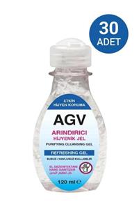 Agiva Dezenfektan Antibakteriyel El Temizleyici Jel 120ml X30