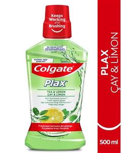 Colgate Plax Çay ve Limon Plağa Karşı Alkolsüz Ağız Bakım Suyu 500 ml