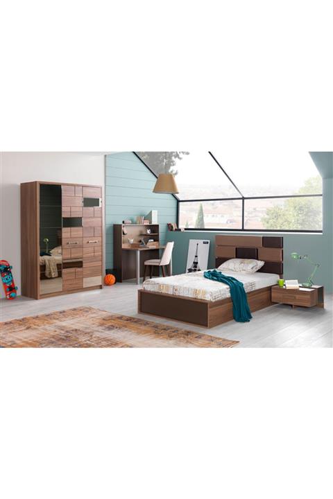 CaddeYıldız Cool Genç Odası - Ceviz