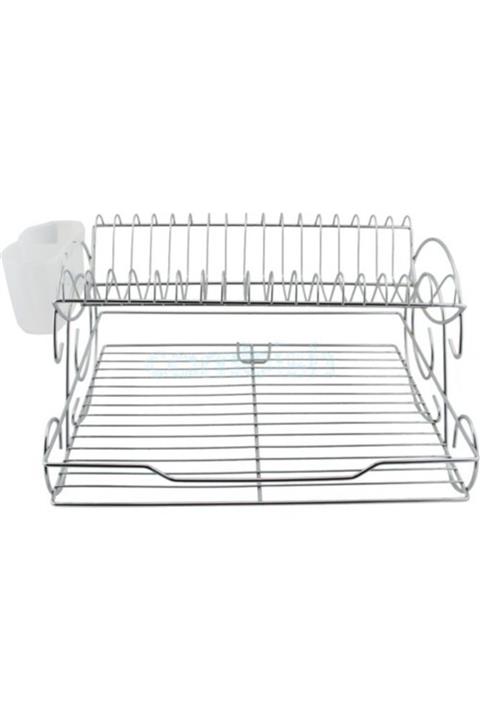 Kiwa Metal Bulaşık Sepeti 2 Katlı Elisa