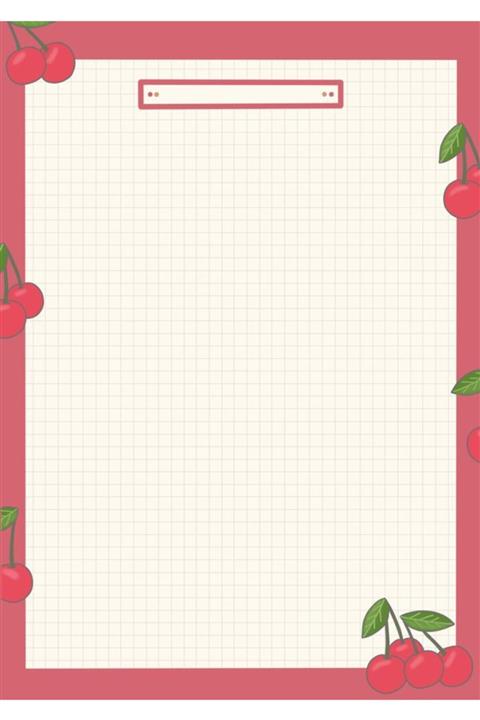 aegmemopad Kirazlı Memopad A5