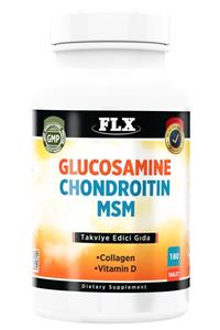 FLX Glucosamine Chondroitin Msm Collagen Vitamin D Glukozamin 180 Tablet