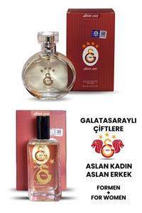 Galatasaray Çiftlere Özel Aslan Erkek-Kadın Parfümü / 50 ml. (%100 Orjinal Lisanslı Ürün)